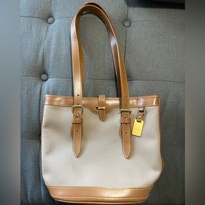 Dooney & Bourke Vintage Florentine Canvas Bucket Bag